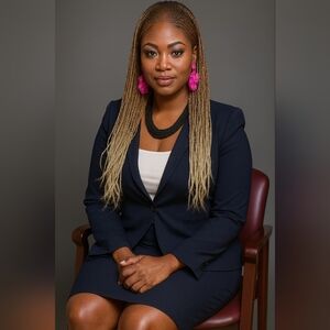 Ombre Blonde Braided Lace Closure Wig - Handmade